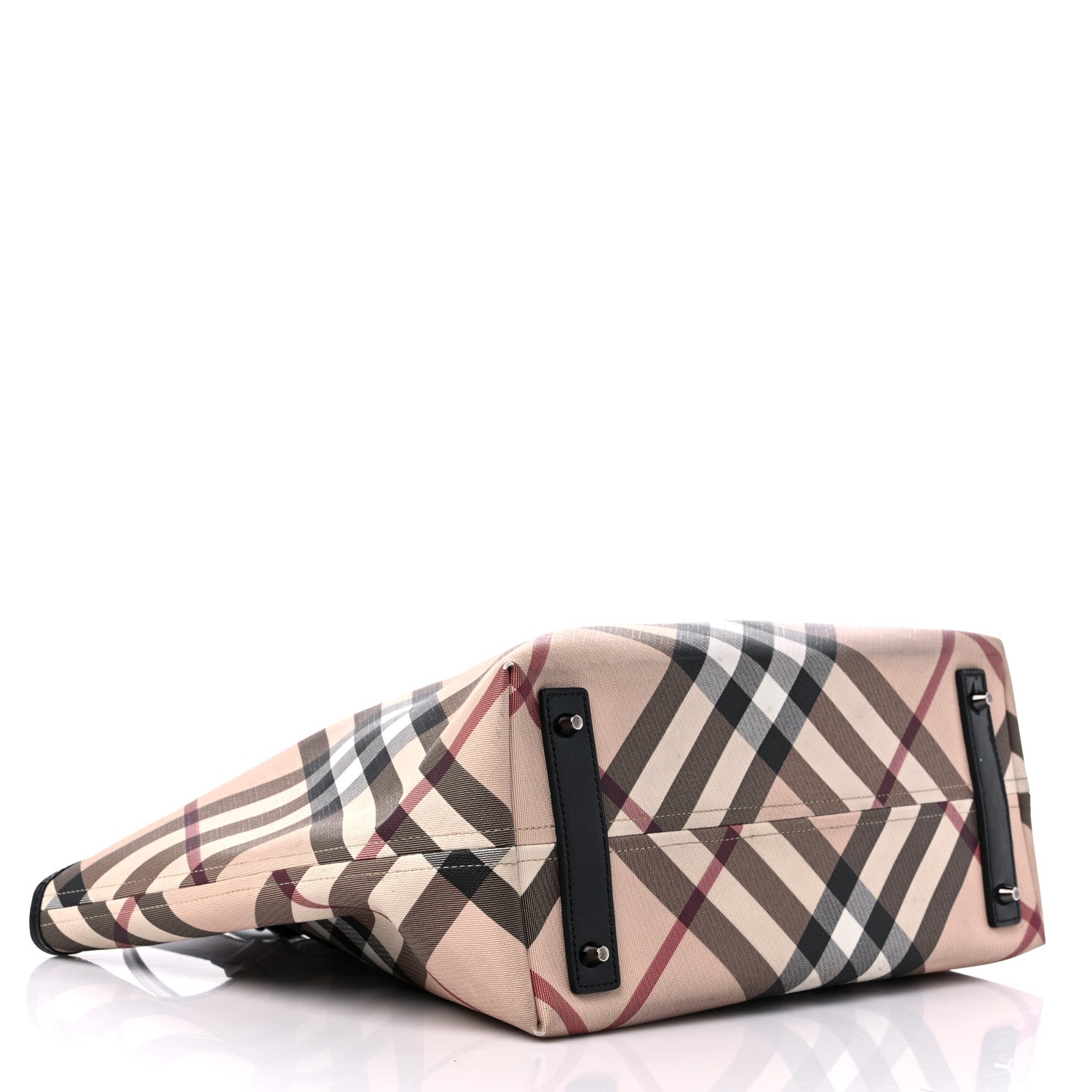 Burberry Supernova Check Large Nickie Tote Black 5 of 16