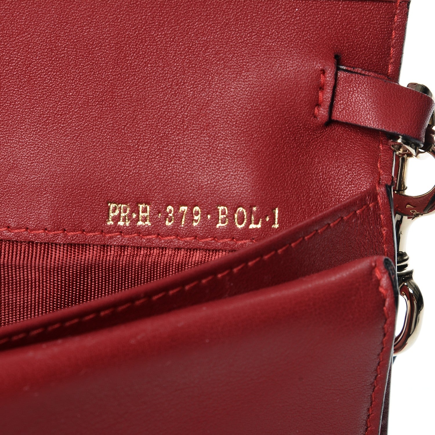 Valentino Garavani Calfskin Rockstud Travel Wallet Red 7 of 8