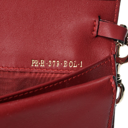 Valentino Garavani Calfskin Rockstud Travel Wallet Red 7 of 8