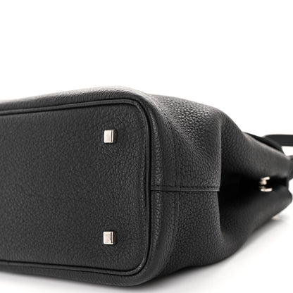 Moynat Taurillon Blush Calfskin Gabby PM Black 9 of 9