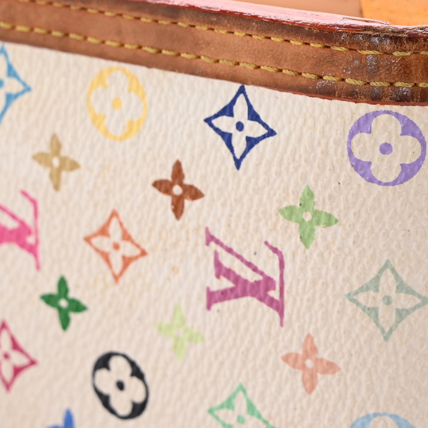 Louis Vuitton Monogram Multicolor Porte Tresor International Wallet White 13 of 14