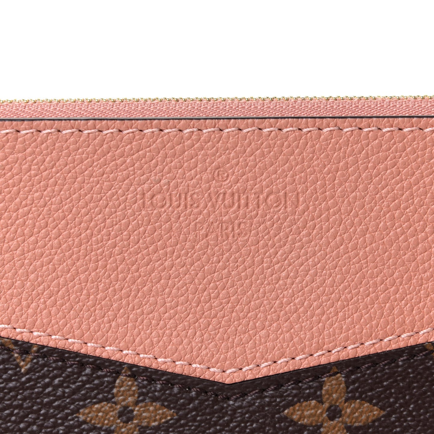 Monogram Daily Pouch Peach