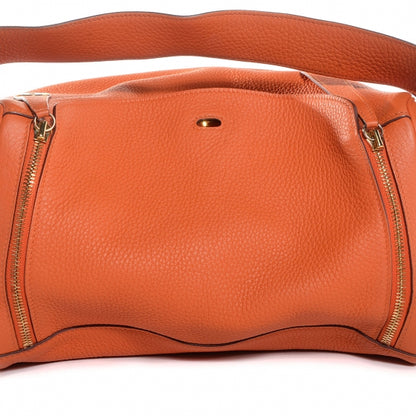 Hermes Taurillon Clemence Lindy 34 Orange 14 of 18