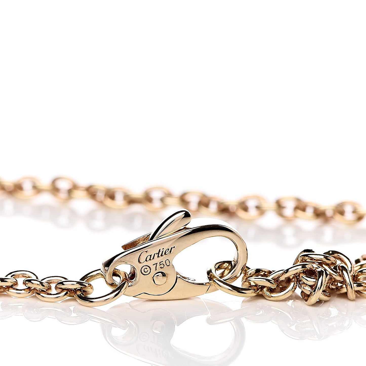 18K Yellow White Pink Gold Trinity Ball Bracelet