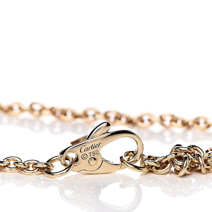 Cartier 18K Yellow White Pink Gold Trinity Ball Bracelet 4 of 5