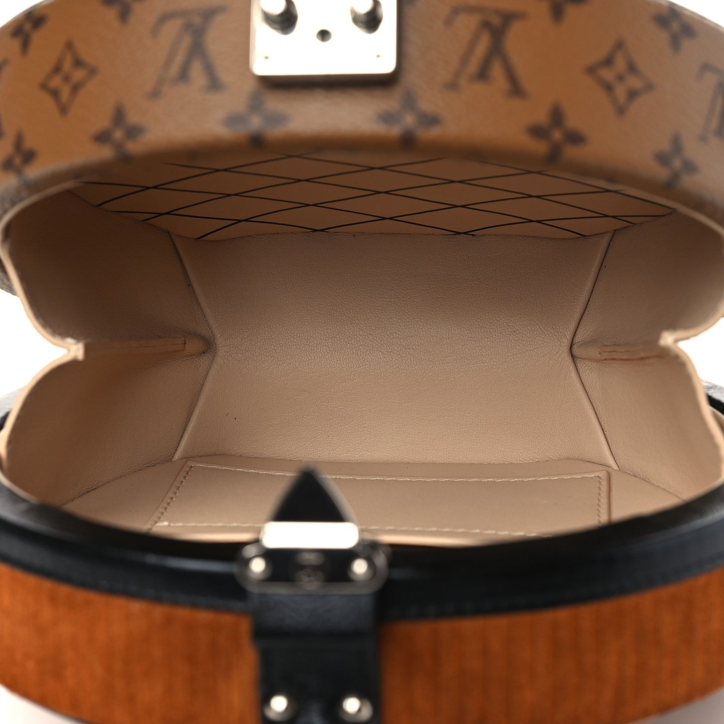 Reverse Monogram Leopard Petite Boite Chapeau