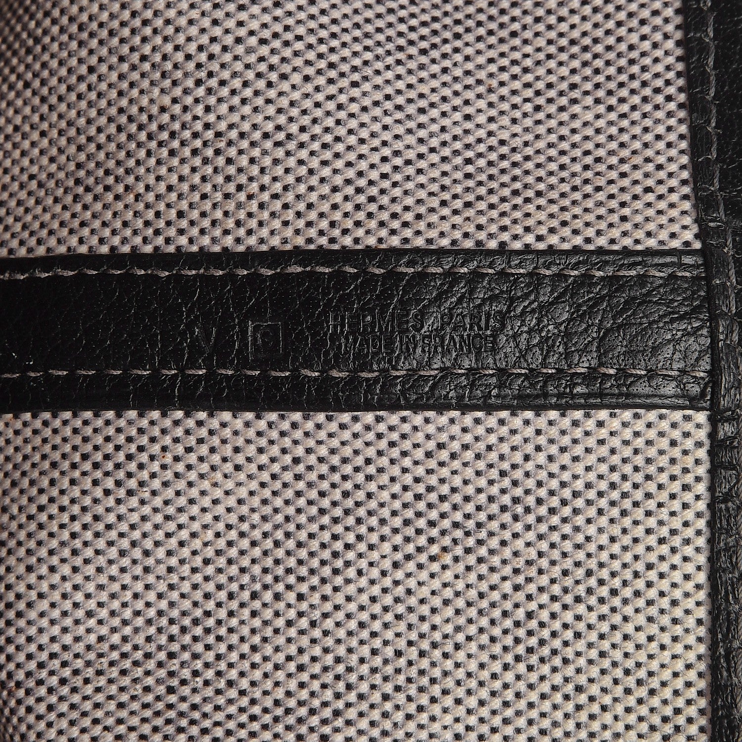 Hermes Toile Fjord Garden Party 49 GM Black 6 of 24