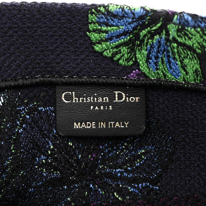 Christian Dior Canvas Embroidered Medium Toile de Jouy Voyage Book Tote Blue Multicolor 6 of 13