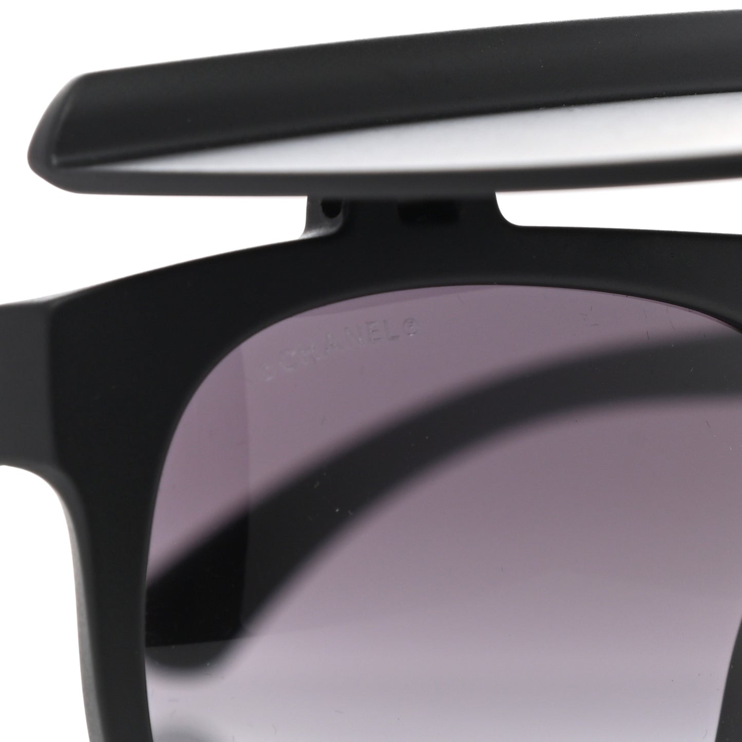 Acetate Visor Sunglasses 71046 Matte Black