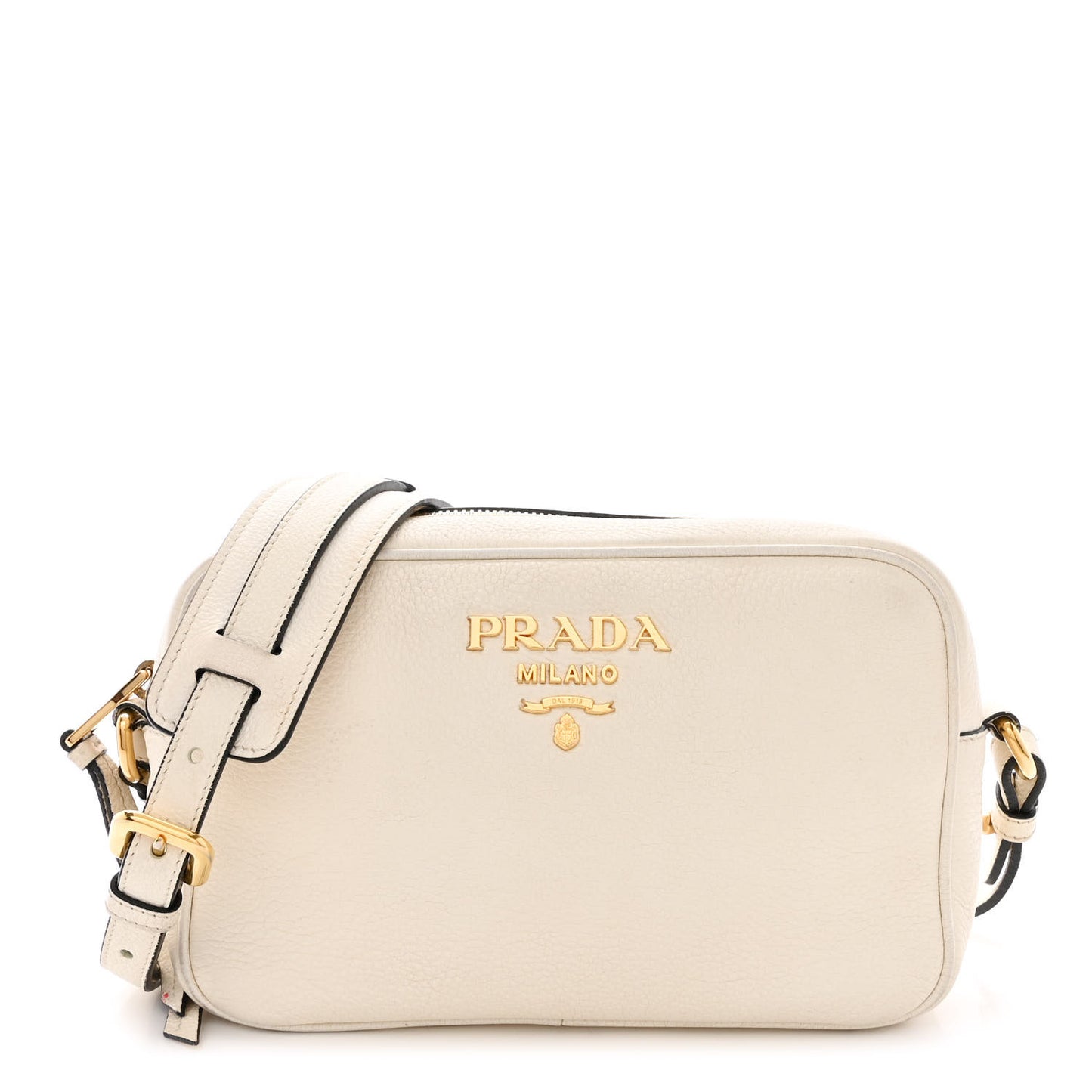 Vitello Phenix Camera Bag Bianco