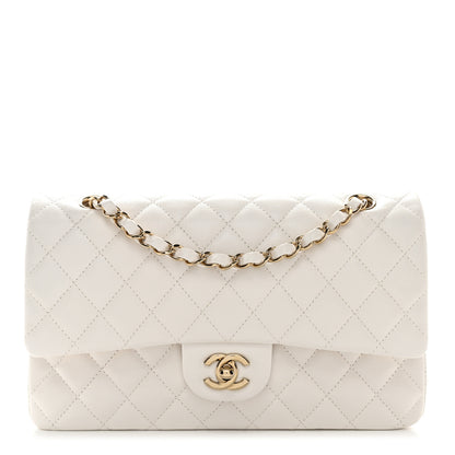 Chanel Caviar Quilted Medium Double Flap White 1 of 11