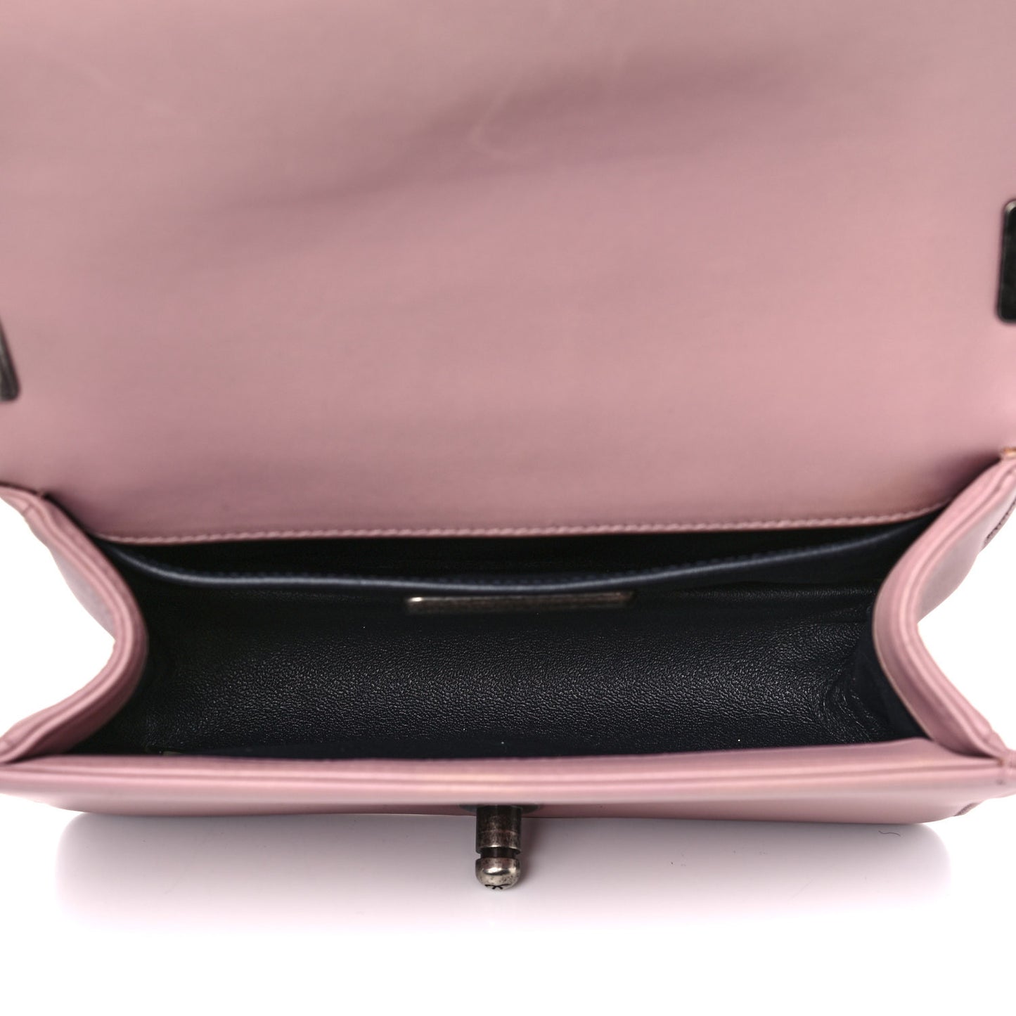 Fur Calfskin Small Boy Flap Pink