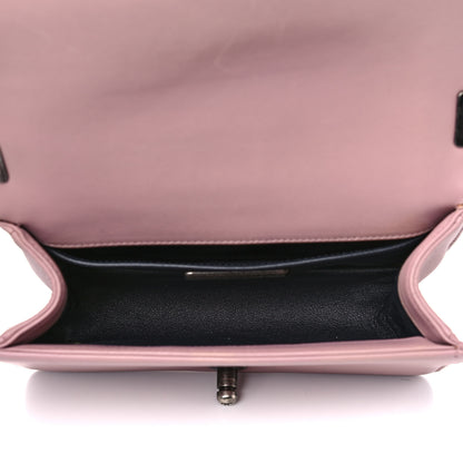 Chanel Fur Calfskin Small Boy Flap Pink 5 of 16