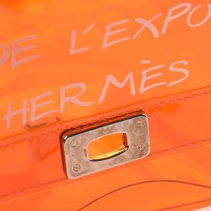 Hermes Vinyl Souvenir De L'Exposition Kelly Orange 9 of 15