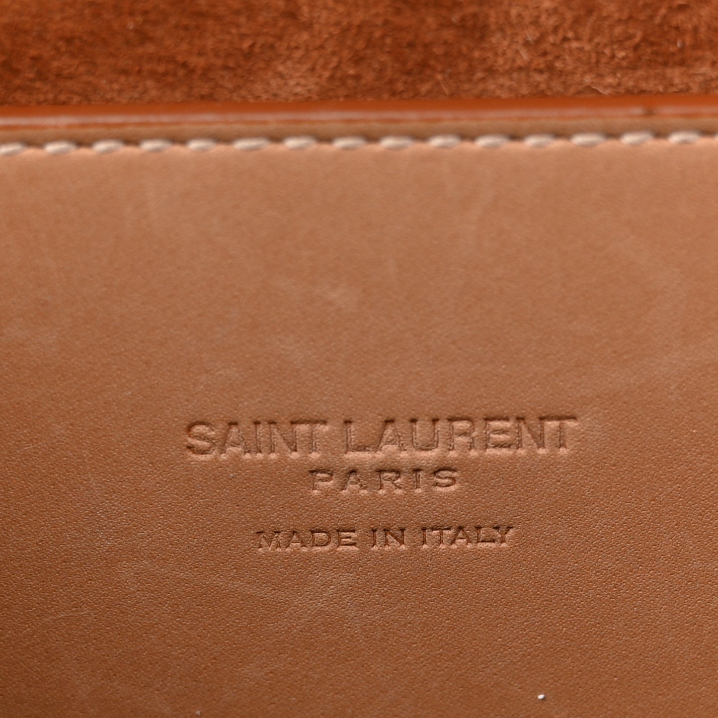 Smooth Vintage Calfskin Monogram Medium Kaia Satchel Gold