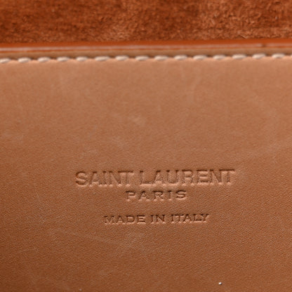 Saint Laurent Smooth Vintage Calfskin Monogram Medium Kaia Satchel Gold 6 of 15
