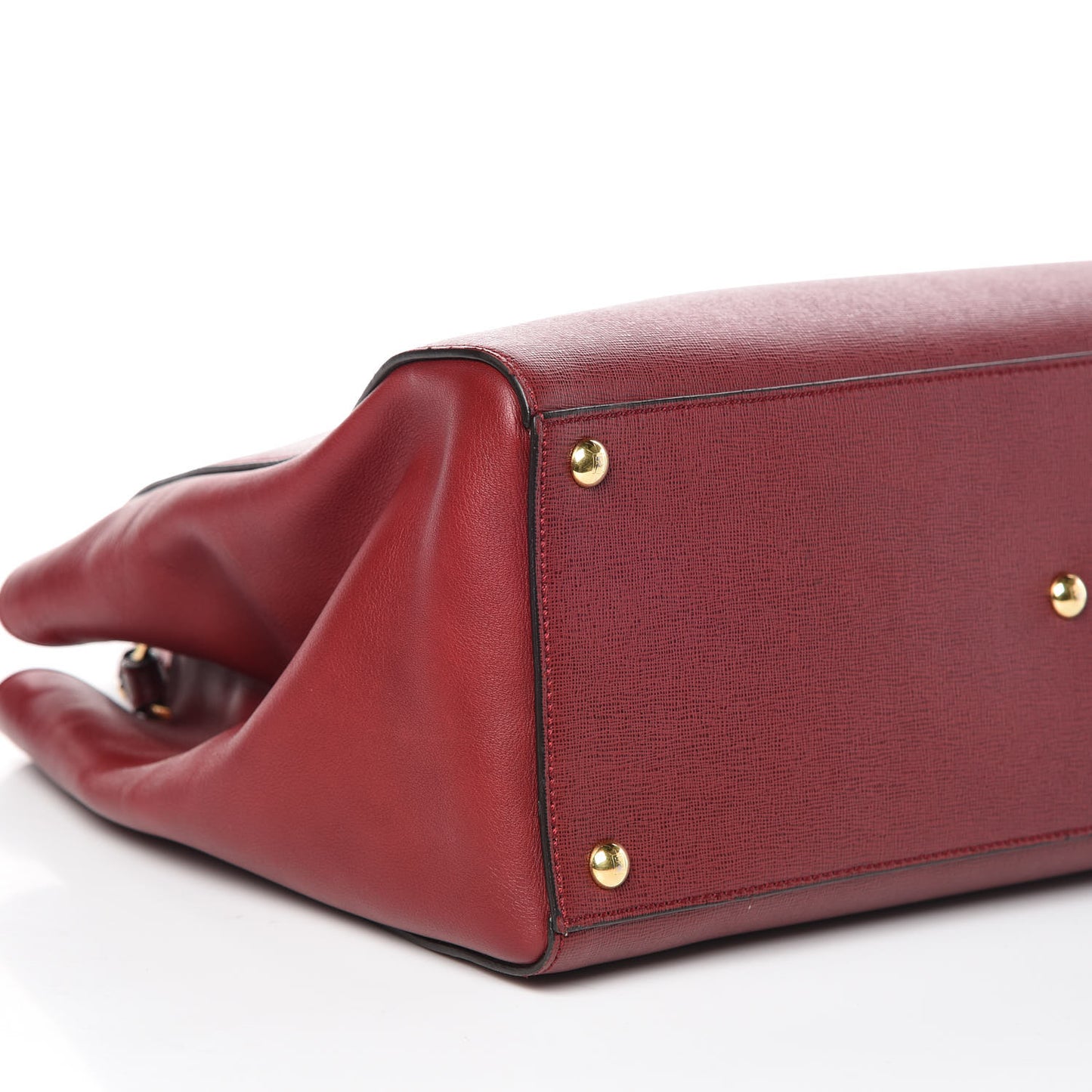 Vitello Elite Regular 2Jours Tote Rosso Scuro Ciliegia