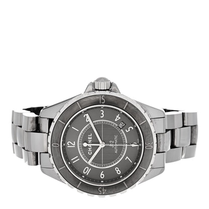 Chanel Titanium Ceramic 38mm J12 Chromatic Automatic Watch 2 of 4