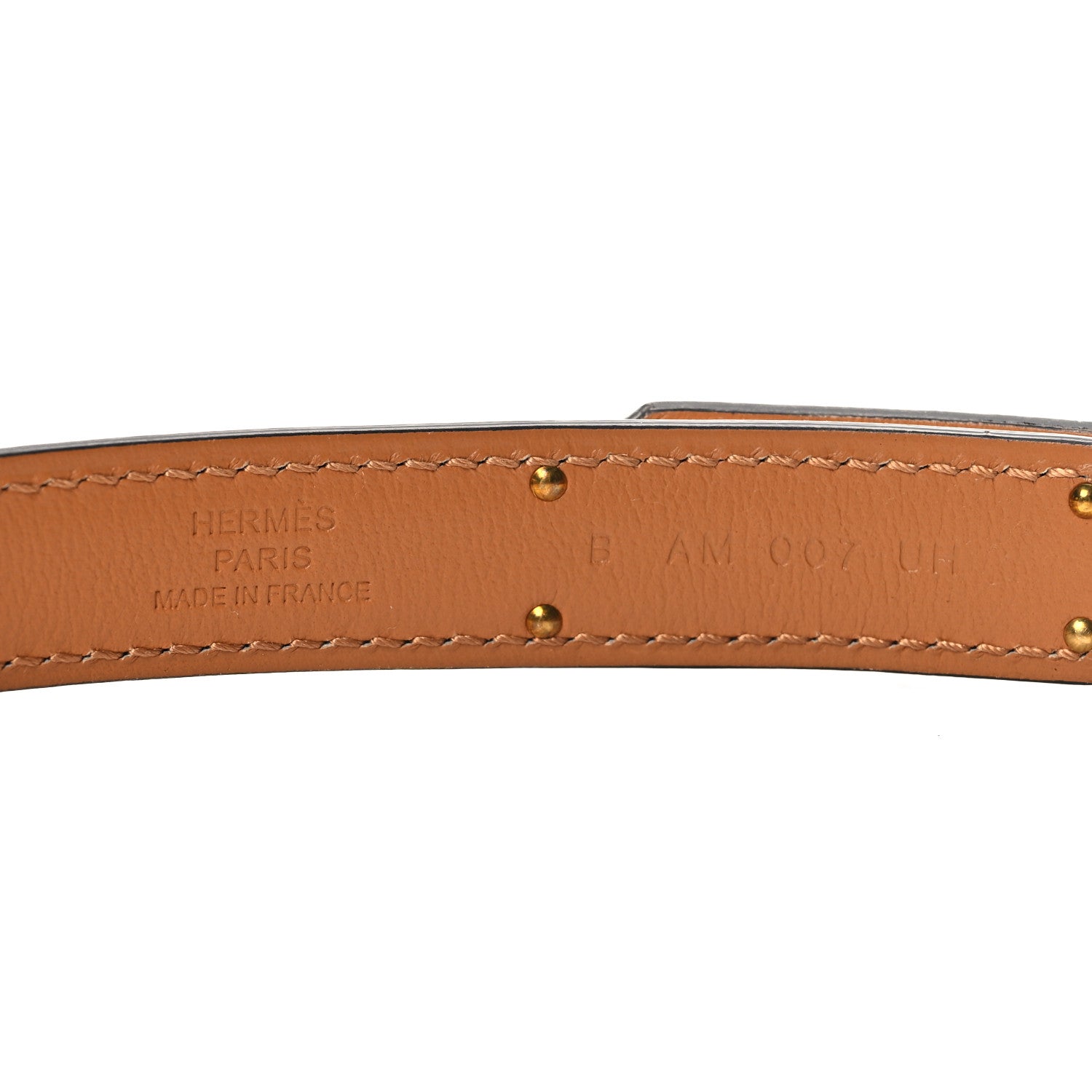 Hermes Epsom Kelly Belt White 3 of 4