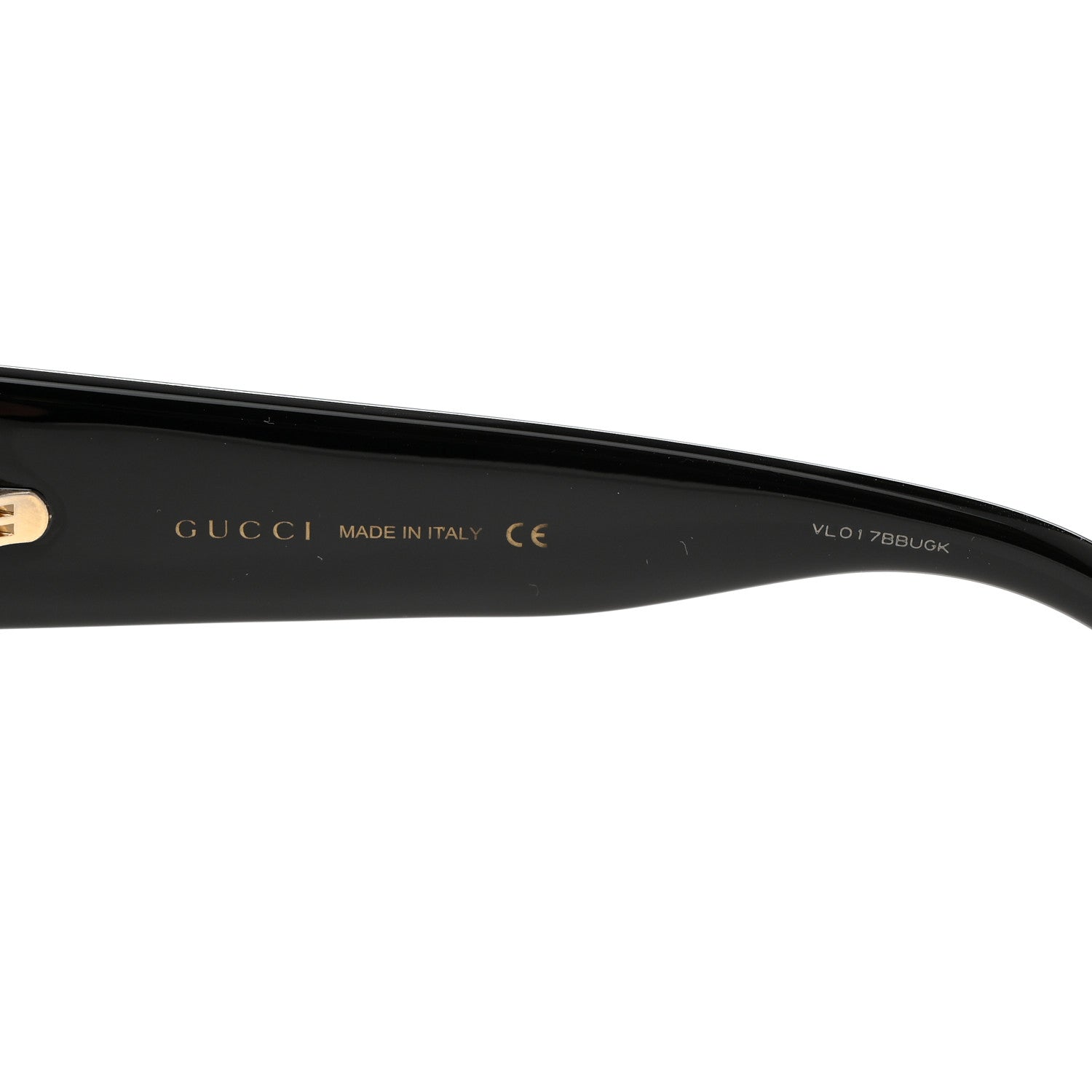 Gucci Acetate Square Frame Sunglasses GG0053S Black 6 of 8