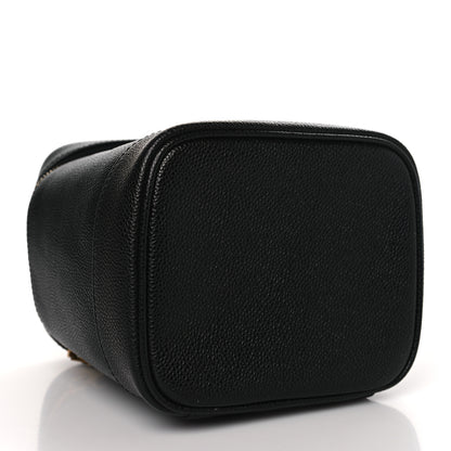 Chanel Caviar Cosmetic Vanity Bag Black 4 of 12