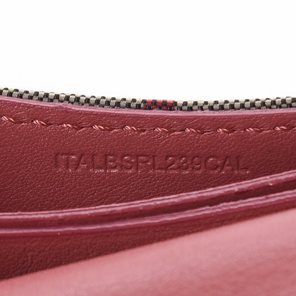 Burberry Calfskin House Check Chesam Card Case Cinnamon Red 7 of 7