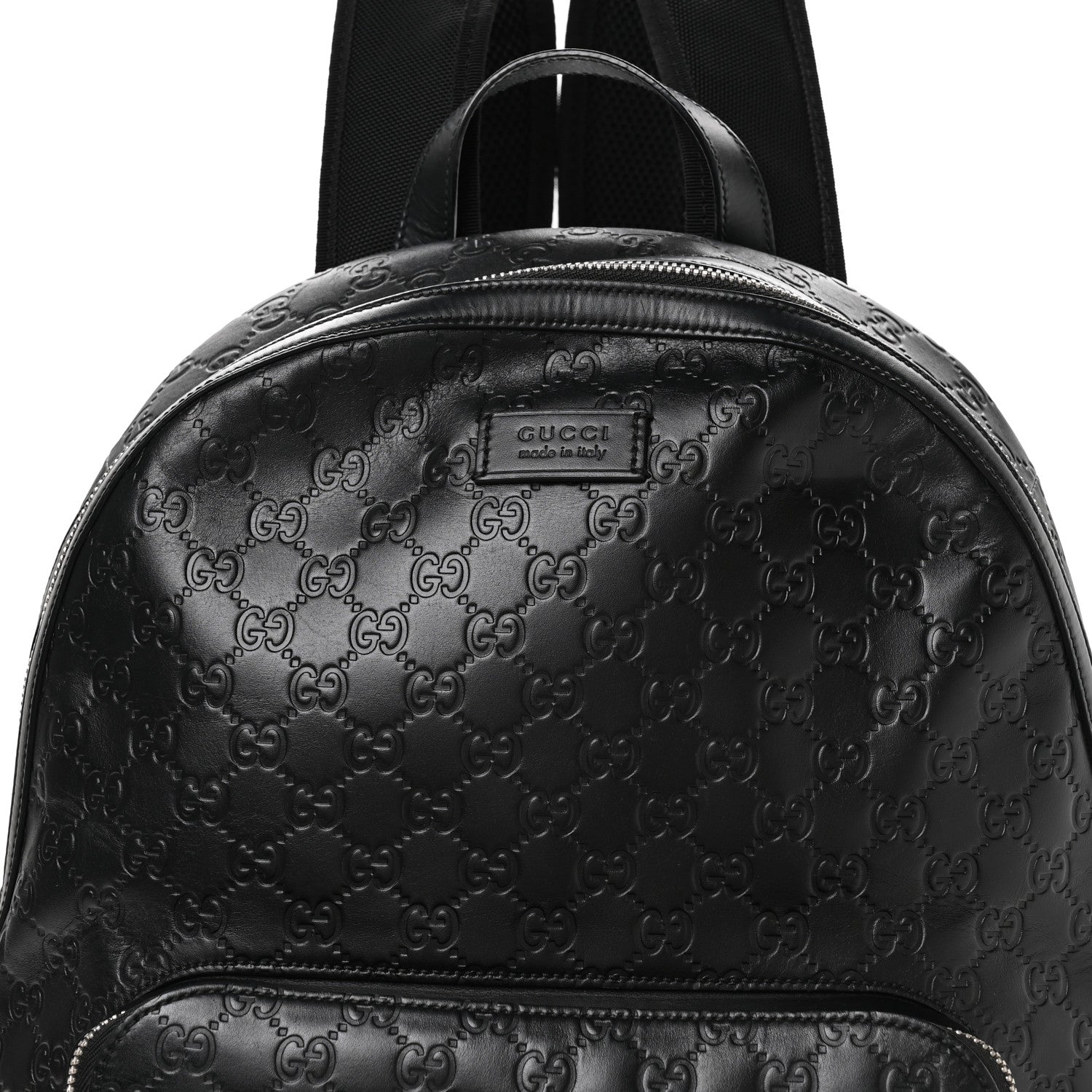 Gucci Guccissima Signature Day Backpack Black 8 of 11