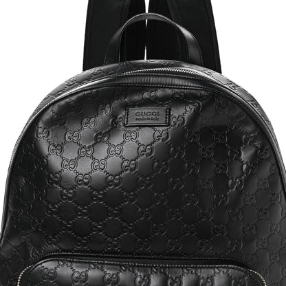 Gucci Guccissima Signature Day Backpack Black 8 of 11