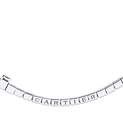 Cartier 18K White Gold Lanieres Bracelet 17 4 of 4
