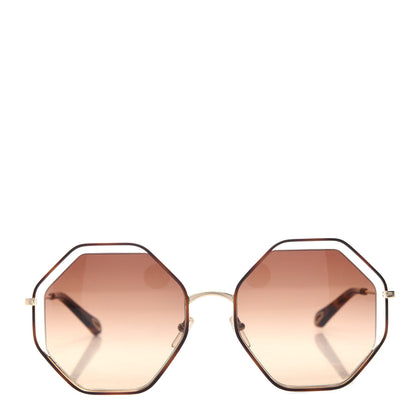 Chloe Octagonal Sunglasses CE132S Gold 2 of 7