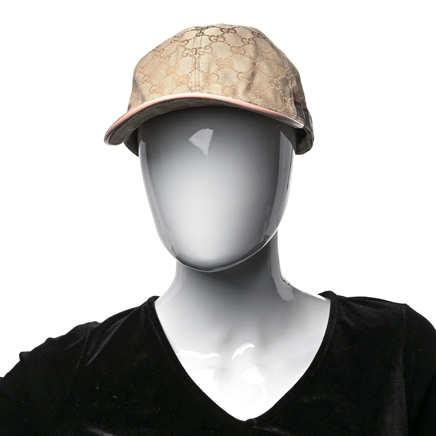 Gucci Monogram Web Baseball Hat XL Beige 2 of 7
