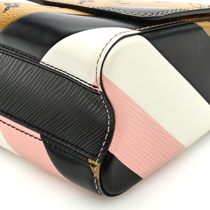 Louis Vuitton Epi Reverse Monogram Twist Shoulder Bag MM Rose Ballerine 8 of 8