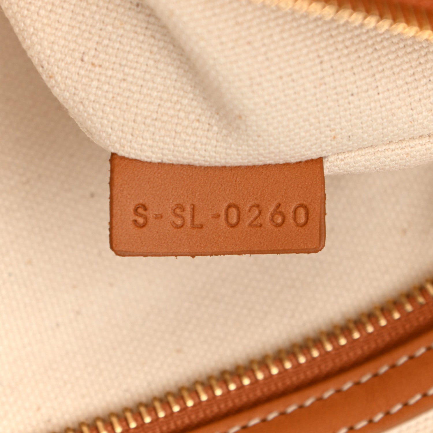 Celine Canvas Calfskin Horizontal Cabas Natural Tan 9 of 9
