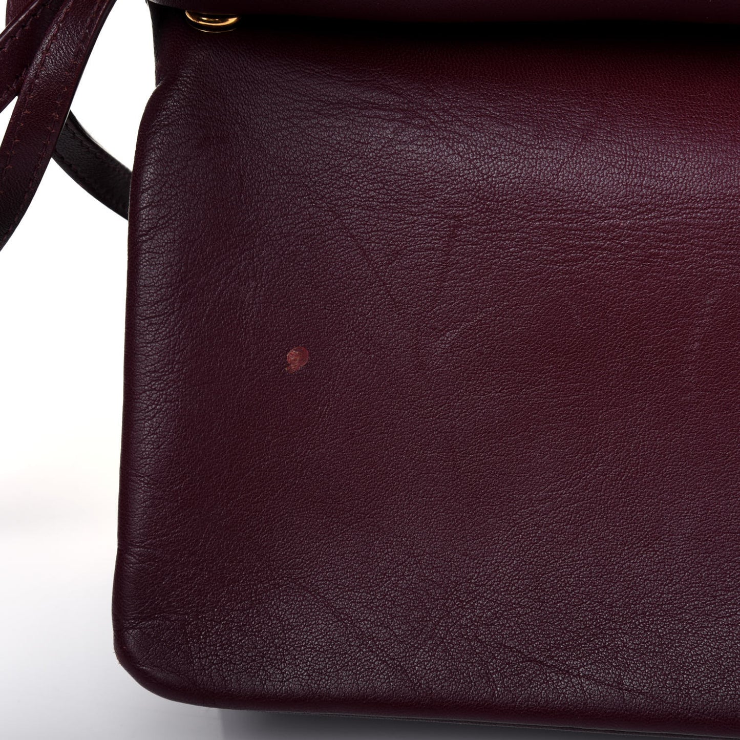Lambskin Large Trio Crossbody Bag Burgundy