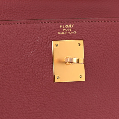 Hermes Togo Kelly Retourne 28 Rouge Grenat 7 of 11