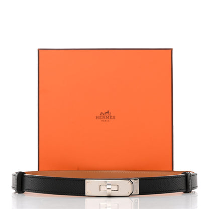 Hermes Epsom Kelly Belt Black 7 of 7