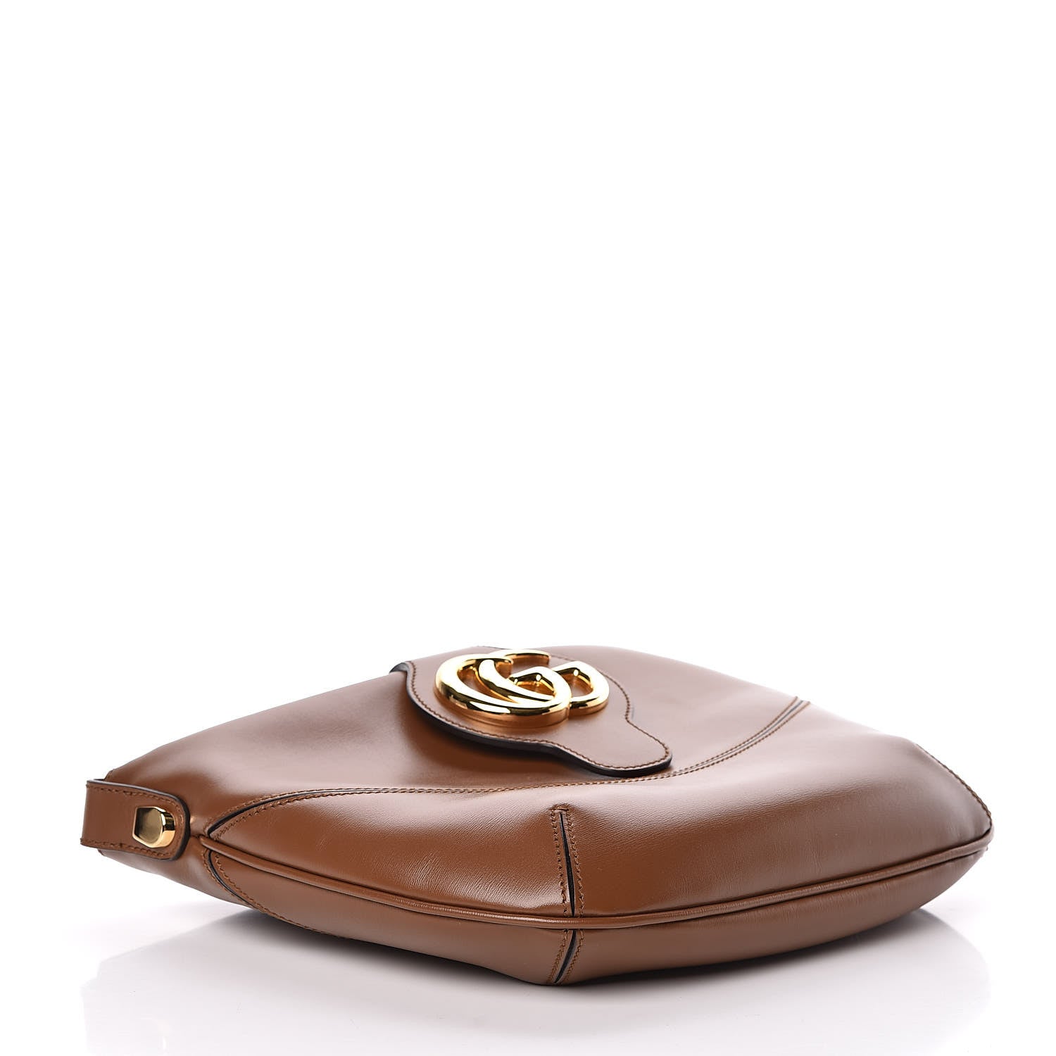 Gucci Boarded Plutone Calfskin Medium Arli Shoulder Bag Nocciola 4 of 10