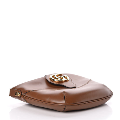 Gucci Boarded Plutone Calfskin Medium Arli Shoulder Bag Nocciola 4 of 10