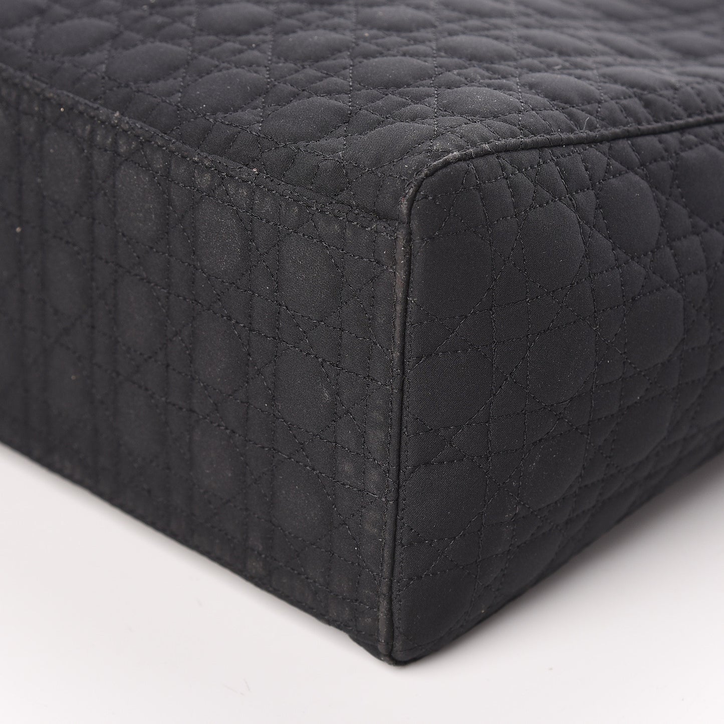Nylon Cannage Large Lady Dior Black