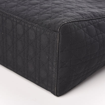 Christian Dior Nylon Cannage Large Lady Dior Black 10 of 11
