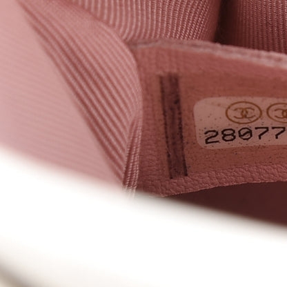 Chanel Lambskin Tweed Quilted Elegant Trim Flap White 8 of 9