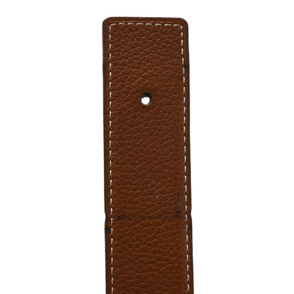 Hermes Box Togo 32mm H Belt 85 Black Gold 7 of 10