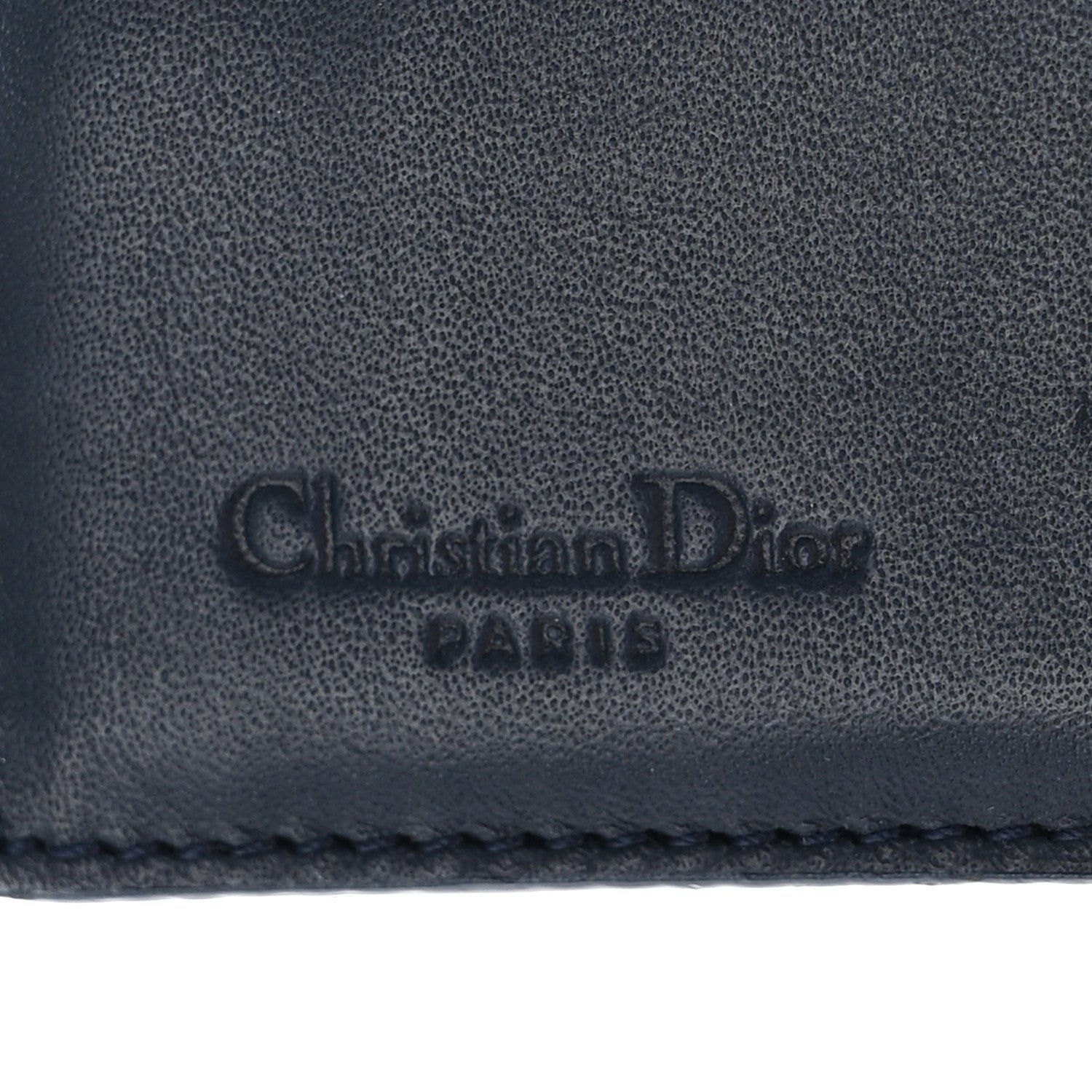 Christian Dior Monogram Compact Saddle Wallet Blue 7 of 10