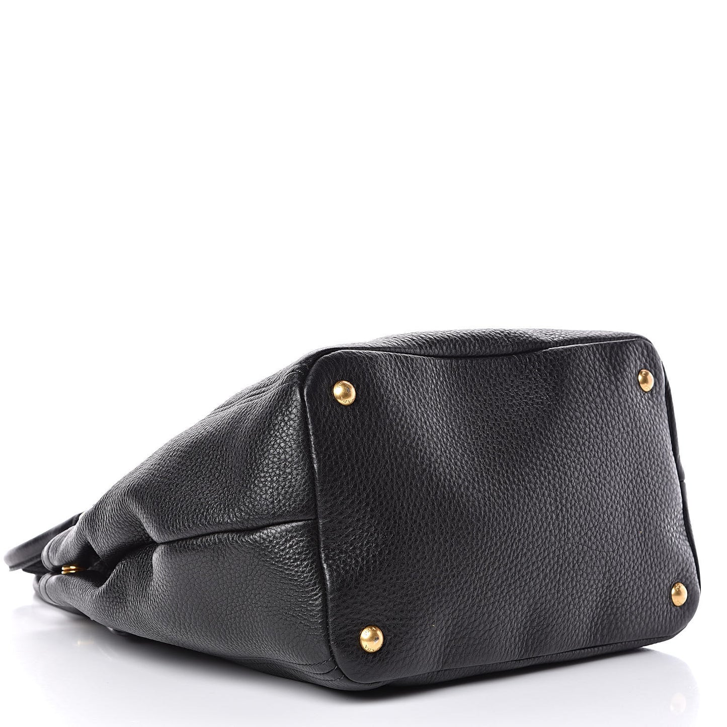 Vitello Daino Shoulder Bag Black