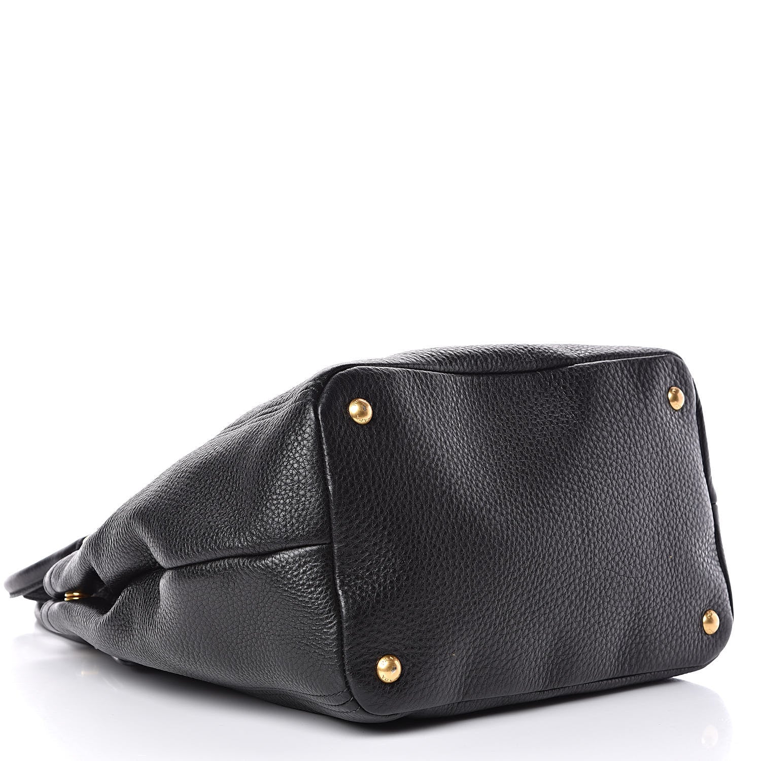 Prada Vitello Daino Shoulder Bag Black 4 of 11