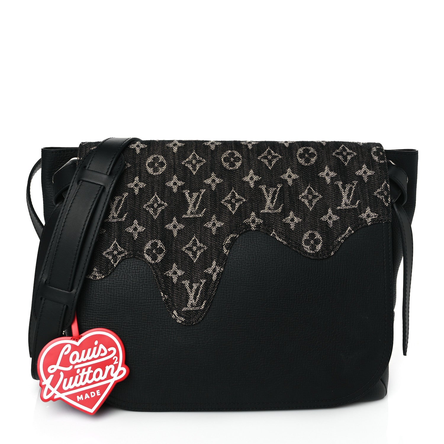 Louis Vuitton X NIGO Taurillon Monogram Denim Drip Besace Tokyo
