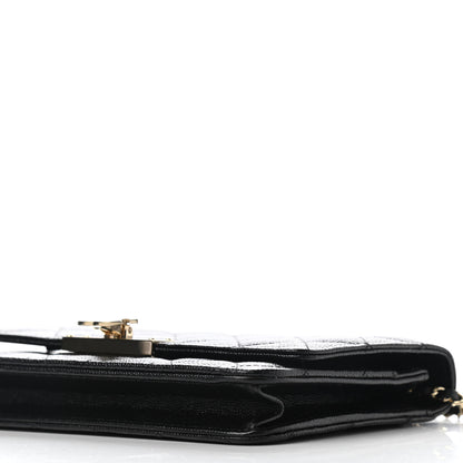 Chanel Caviar Quilted Golden Class Wallet On Chain WOC Black 12 of 13