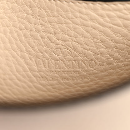 Valentino Garavani Pebbled Calfskin Medium Rockstud Flip Lock Crossbody Bag Light Ivory 6 of 10