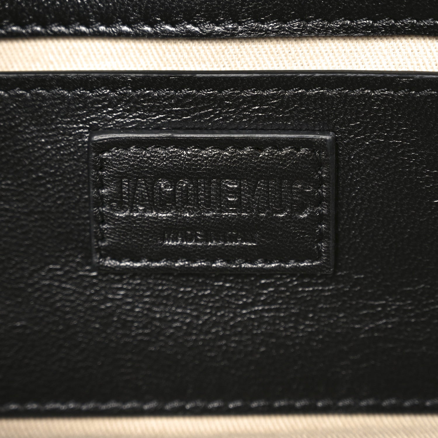 Jacquemus Padded Lambskin Le Bambimou Black 6 of 9