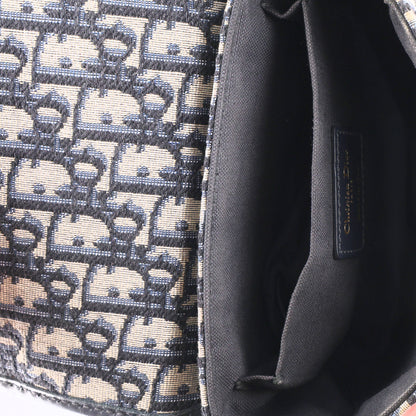 Christian Dior Oblique 30 Montaigne Box Bag Blue 4 of 9